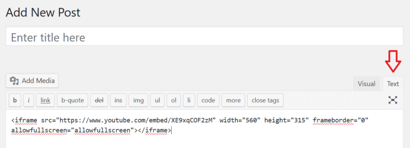 How to Embed a Video in WordPress ( Step 4 )