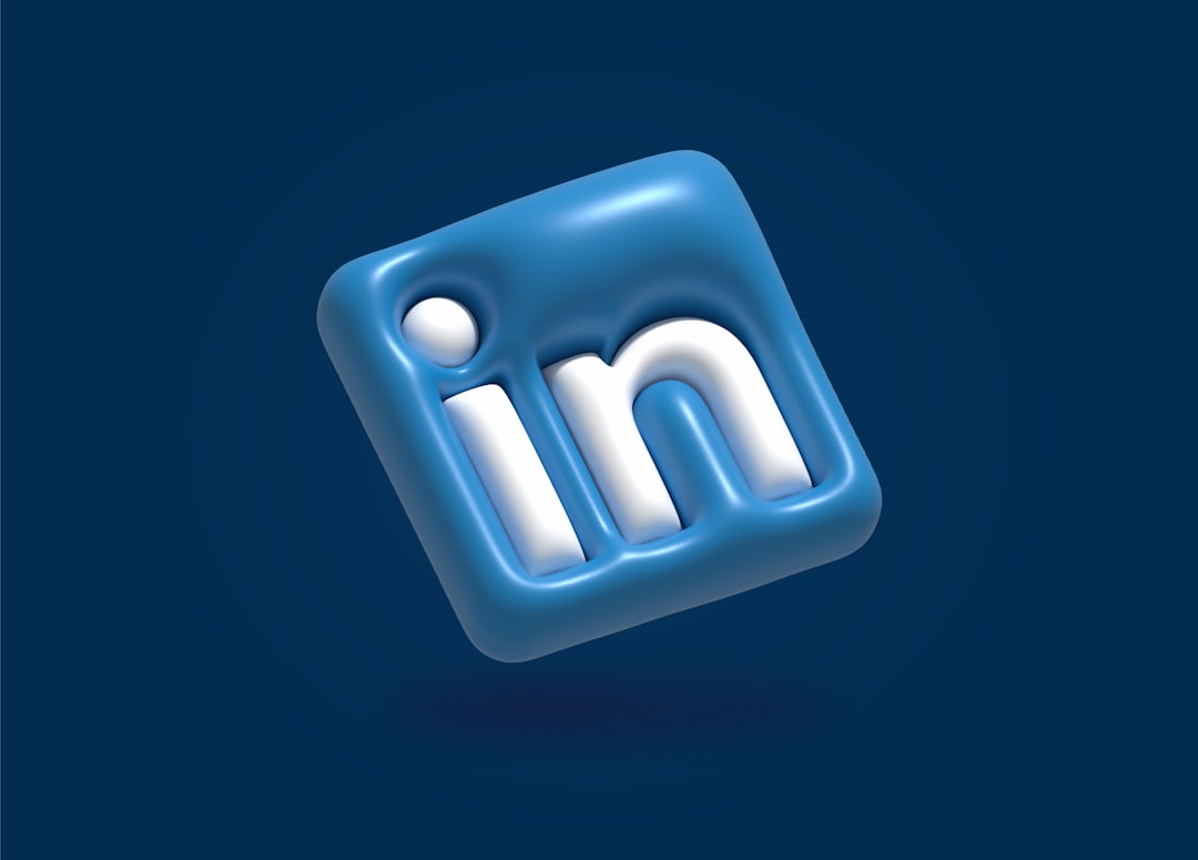 a blue and white linked icon on a blue background email and linkedin outreach workflow marketing automation flowchart crm dashboard screen