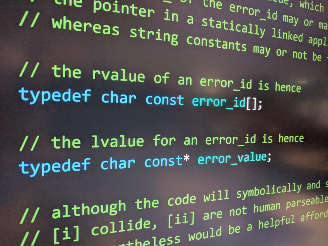 a close up of a computer screen with code on it vpn error code user interface