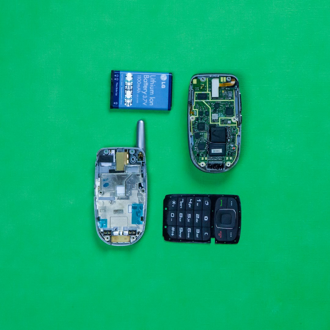 black and blue candybar phone remote control code entry electronics setup