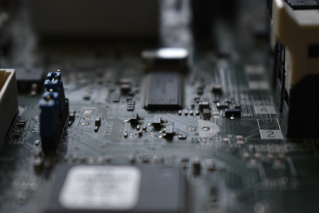 brown circuit board in close up photography power supply pc components computer repair