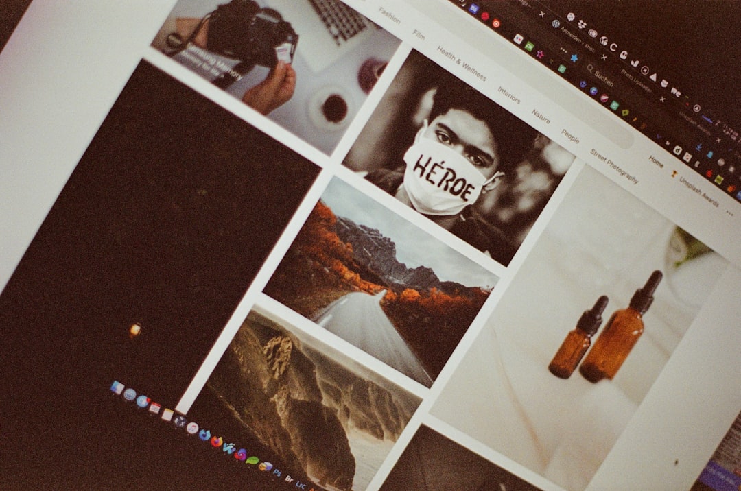 man in black and white shirt photo canva thumbnail graphic design software interface