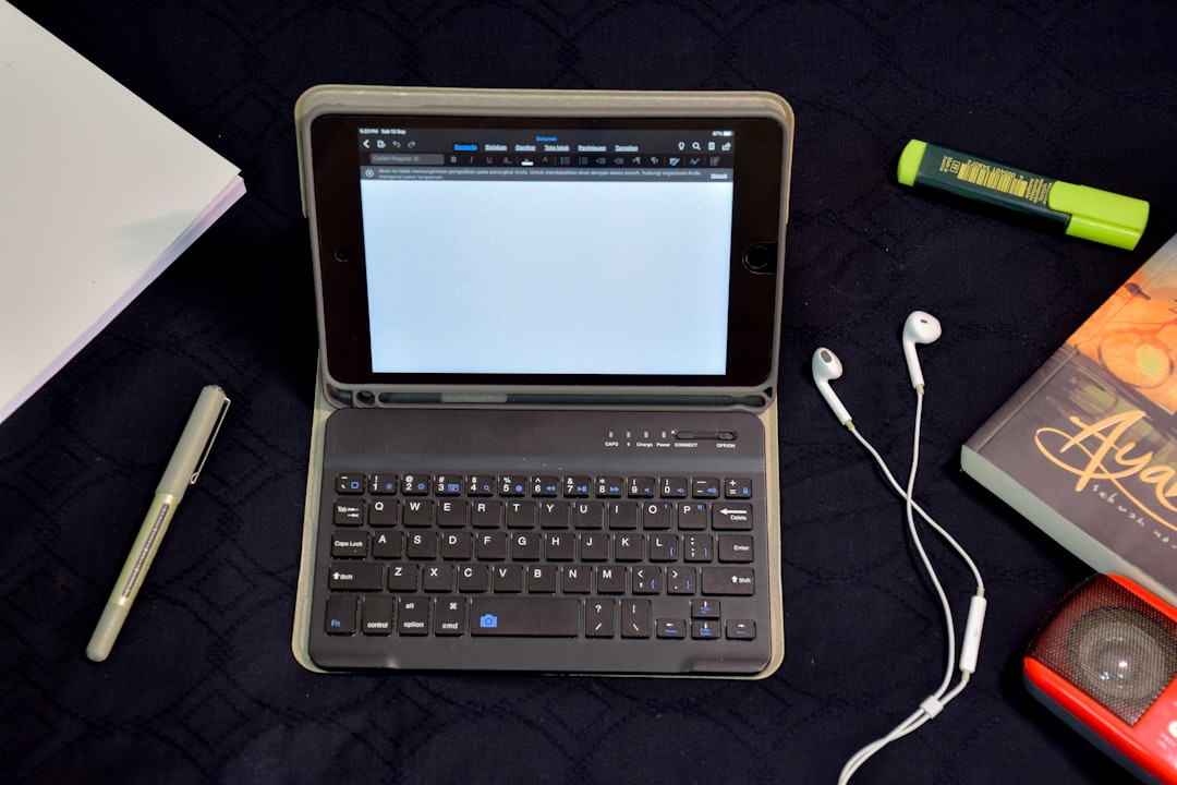 Managed 5G Connected Laptops: The Future of Remote Work? 1 white samsung tablet computer with black smart keyboard 5g laptop remote work mobile technology