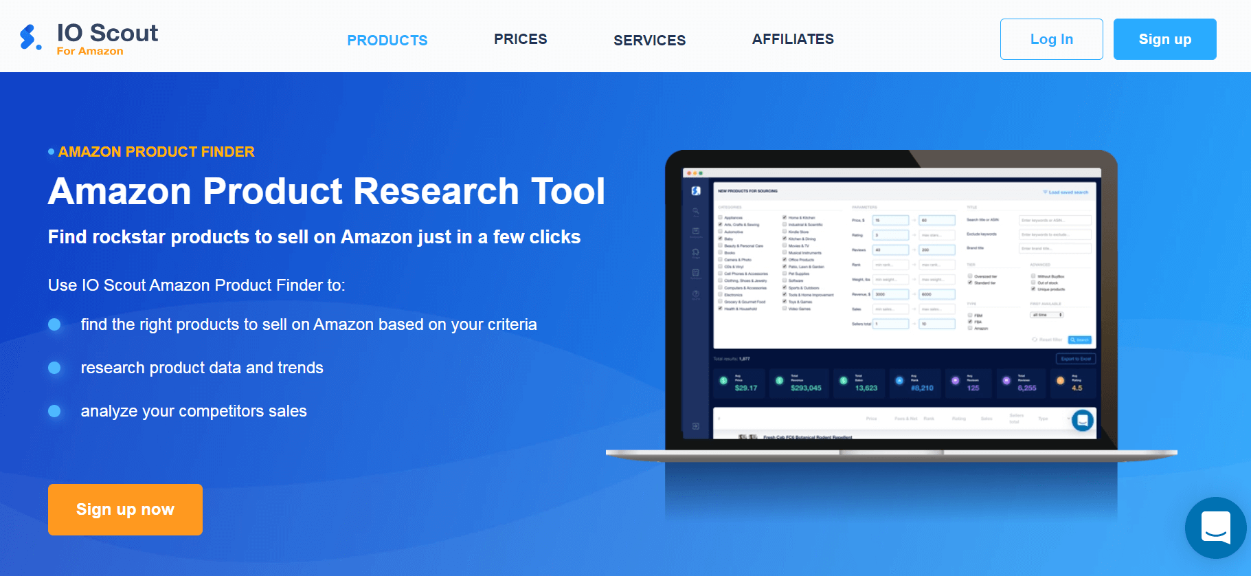 Amazon Product Research Tool by IO Scout