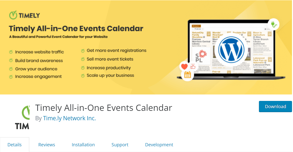 Timely All-in-one Event Calendar