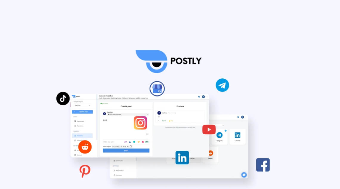 Postly Social Media Manager and Content Scheduler