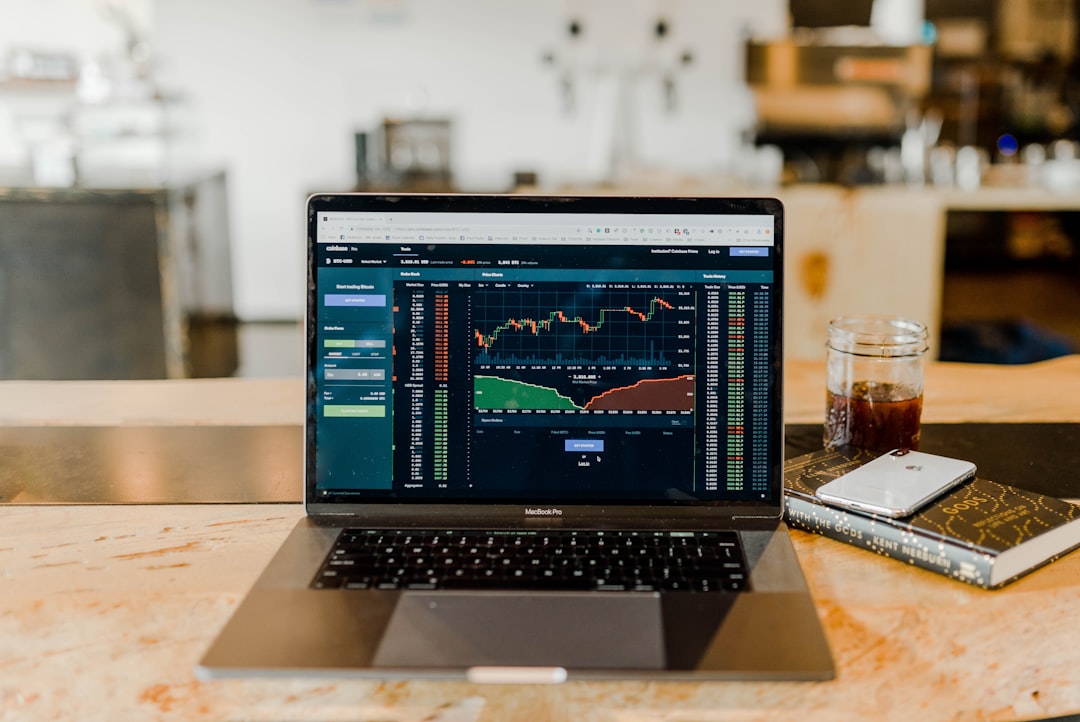 turned on macbook pro financial software dashboards portfolio analytics
