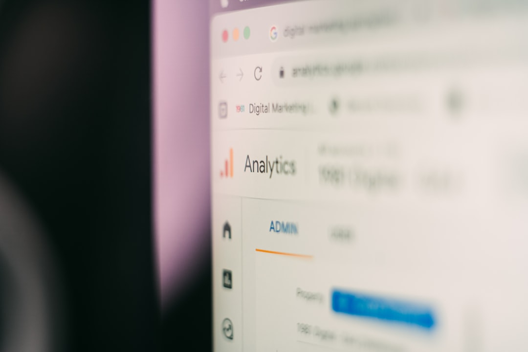 a close up of a computer screen with a blurry background data analytics charts ai dashboard product management 1