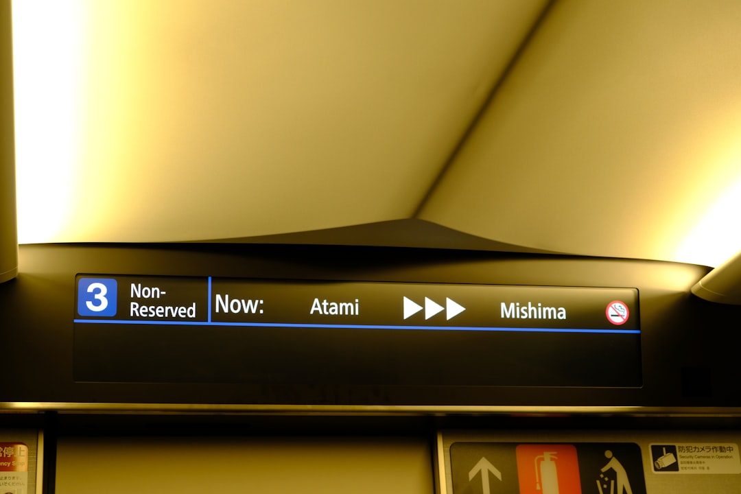 a close up of a sign on a train vpn settings windows 7 control panel
