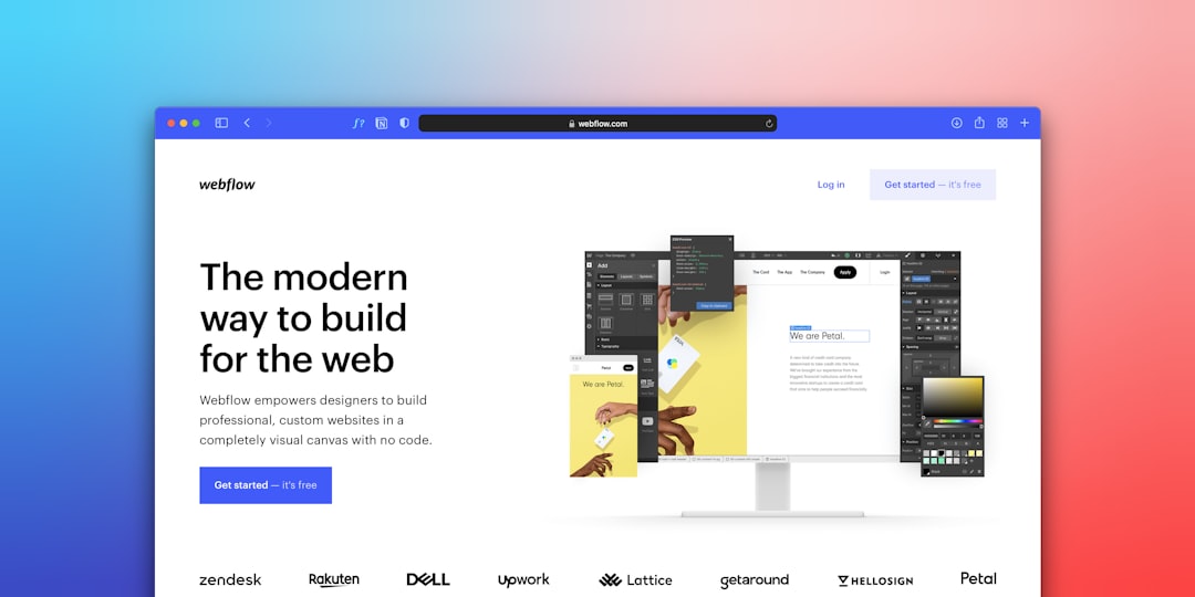 How to Use ChatGPT for Website Building in 2025 1 a computer screen with the words the modern way to build for the web website layout user interface hero section