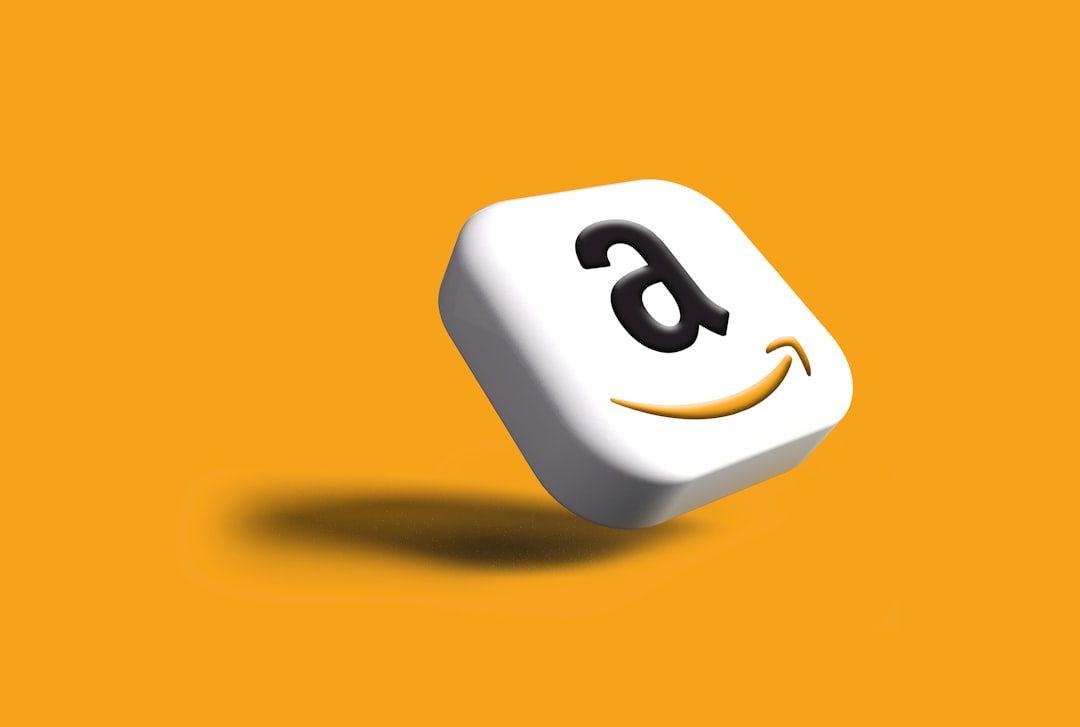 a close up of a dice with an amazon logo on it amazon dashboard advertising report seller metrics
