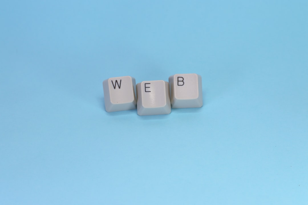 keyboard keys spell out the word web sad webmasterbroken sitehacker alertpanic