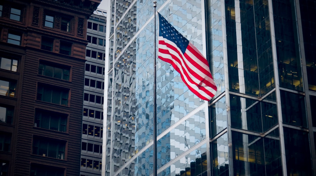 us a flag on pole usa businessinvoice softwarefinancial management
