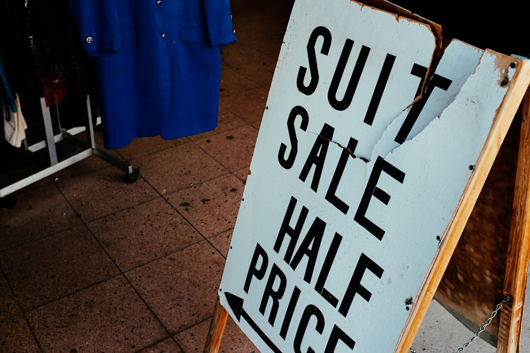 white and black wooden signage price tags ecommerce pricing discount labels 1