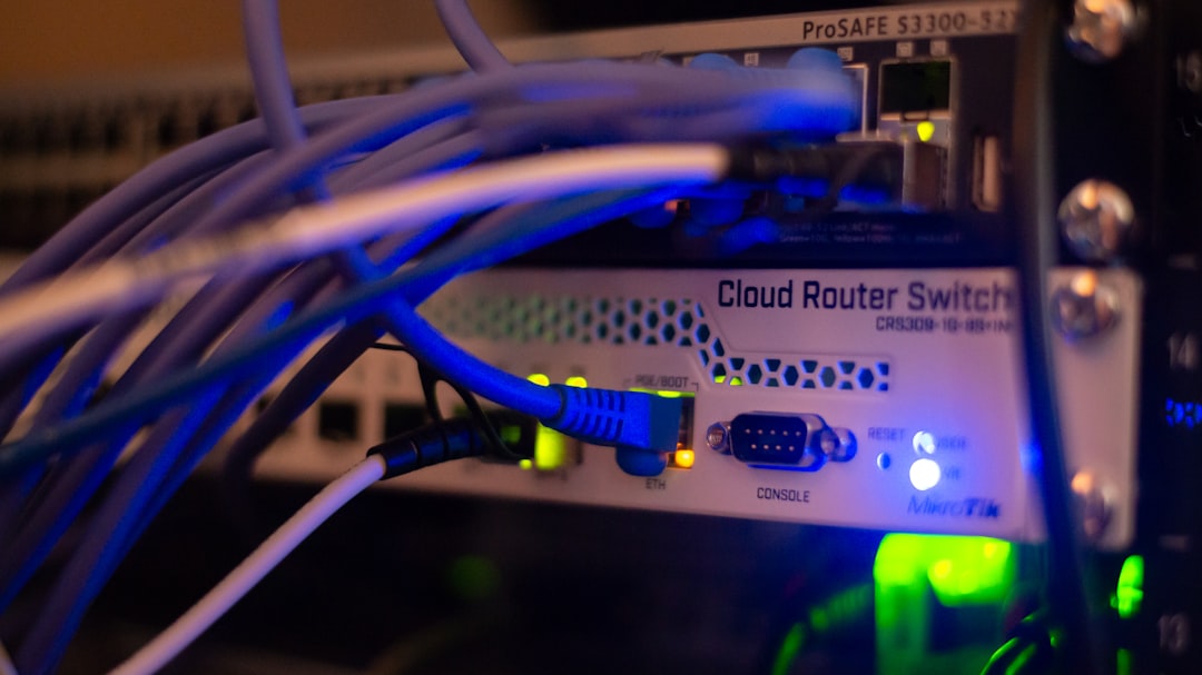 VPNs for Beginners: How to Stay Anonymous Online in the USA Without Slowing Down 2 a close up of a network with wires connected to it vpn fast secure internet server