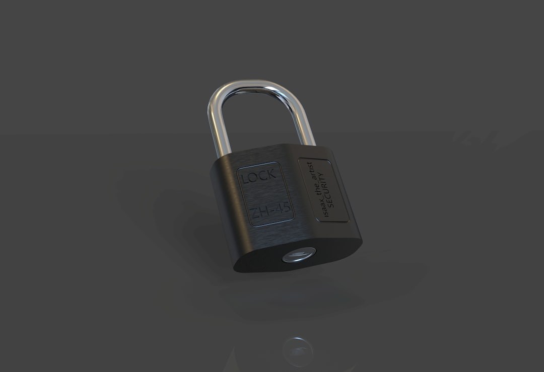 a closed padlock on a black surface vpn shield privacy remote work 1