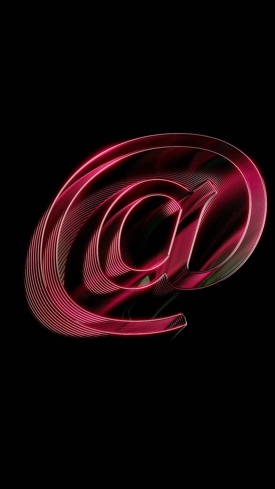 a red email symbol on a black background spam filter email security microsoft