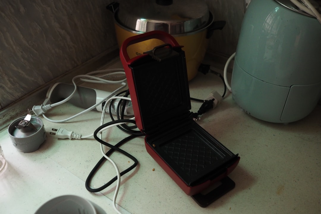 black and red laptop computer remote workers devices vpn internet