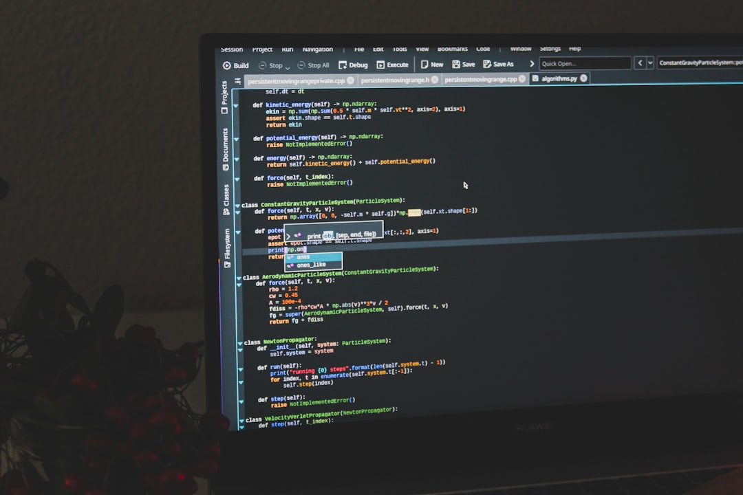 black flat screen computer monitor powershell code editor terminal substring