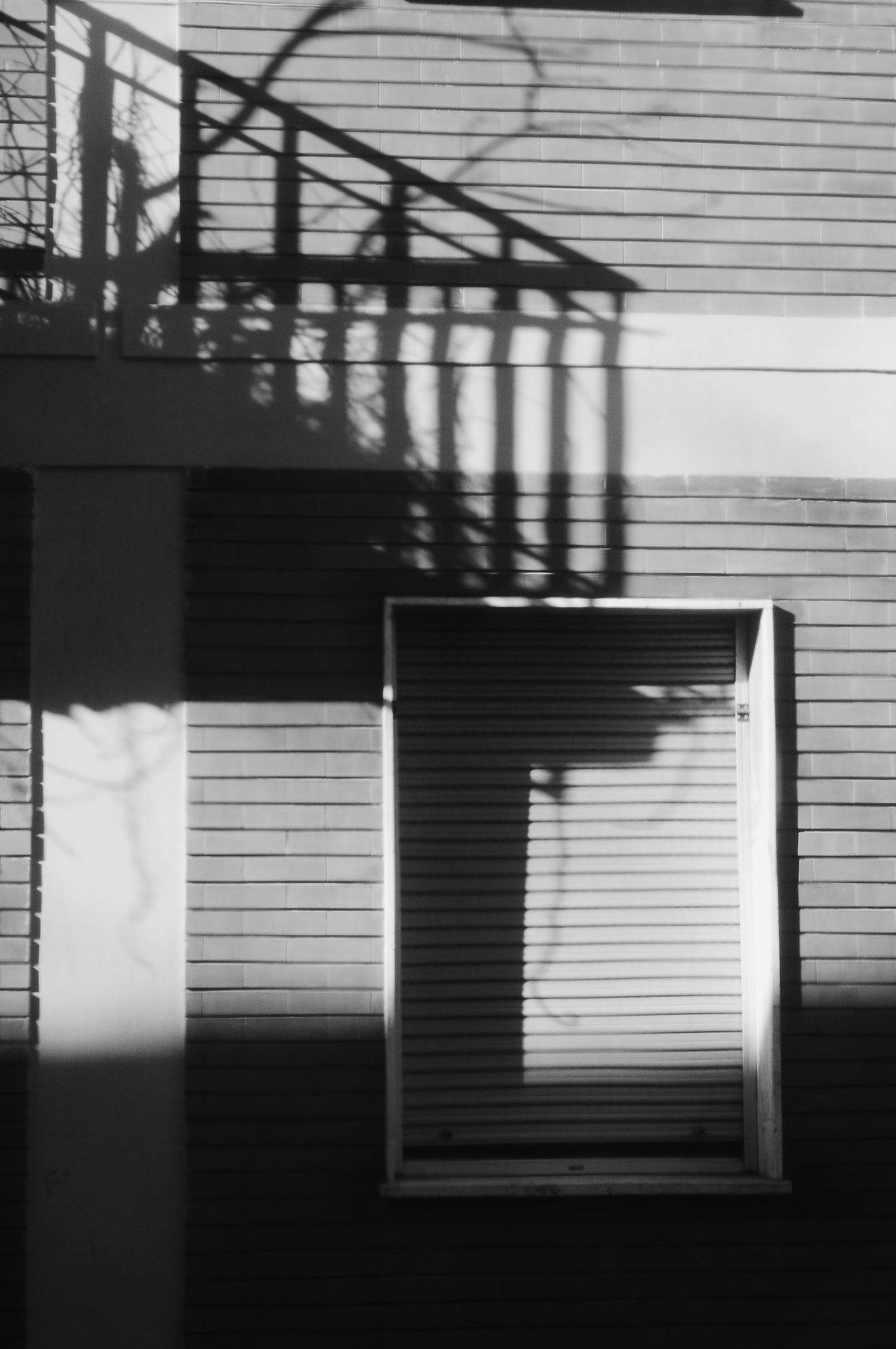 closed white roller shutter video styles anime effect black and white movie