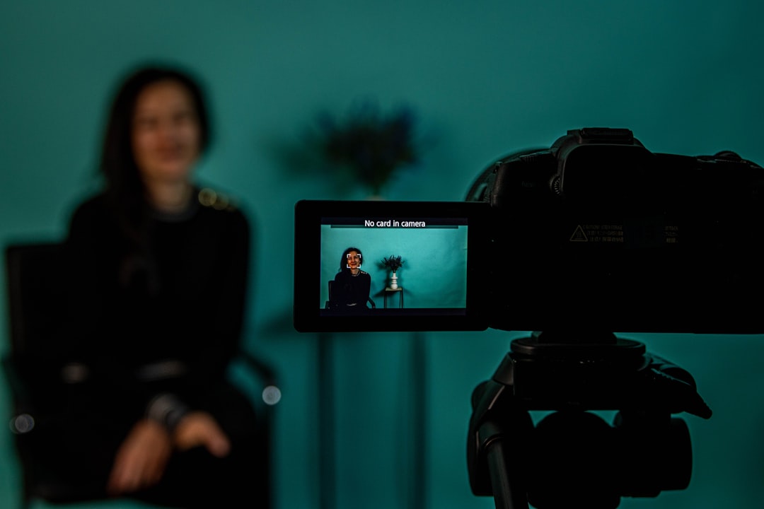 filming a video with the camera in focus voice clone multilingual video international audience 1