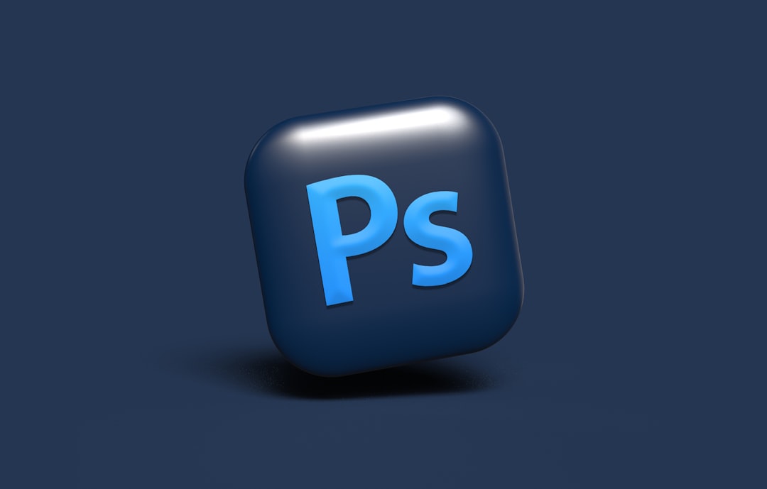 a blue square object with the letter p on it image preview photo file properties check resolution