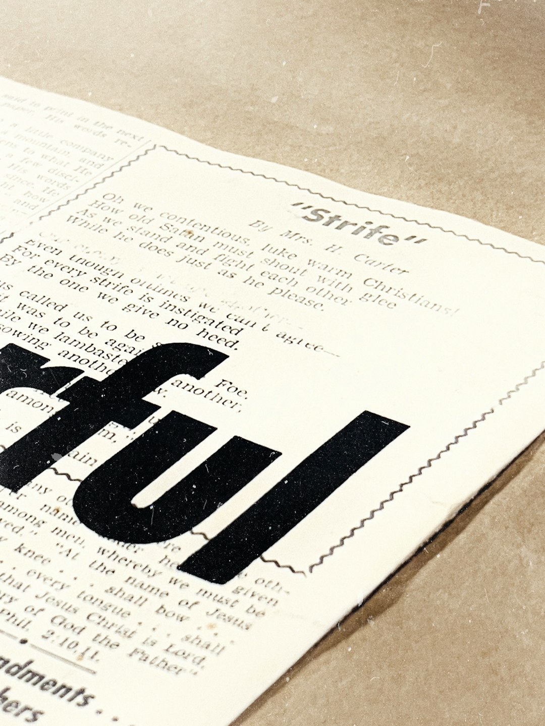 a close up of a newspaper with the word news on it 3d text bold typography graphic headline chunky letters