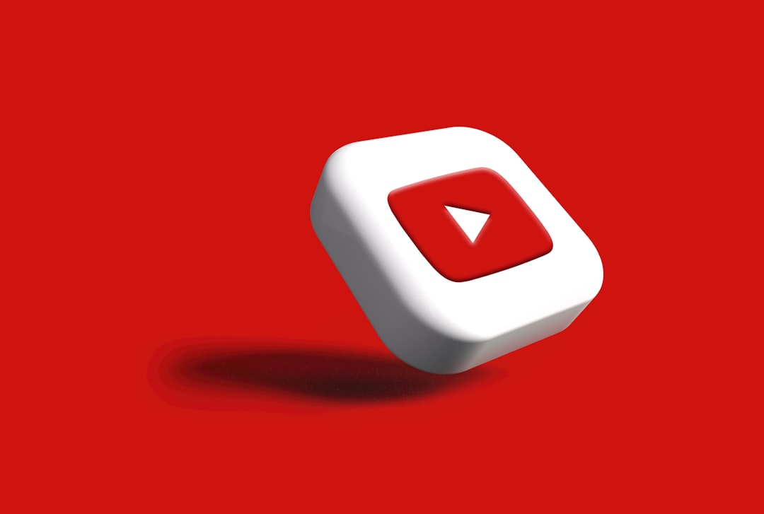 a white cube with a red arrow on a red background youtube analytics video performance engagement metrics