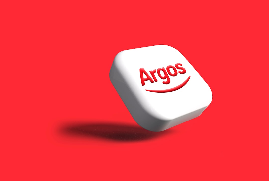 a white cube with the word argos on it argos store online order pickup uk retail