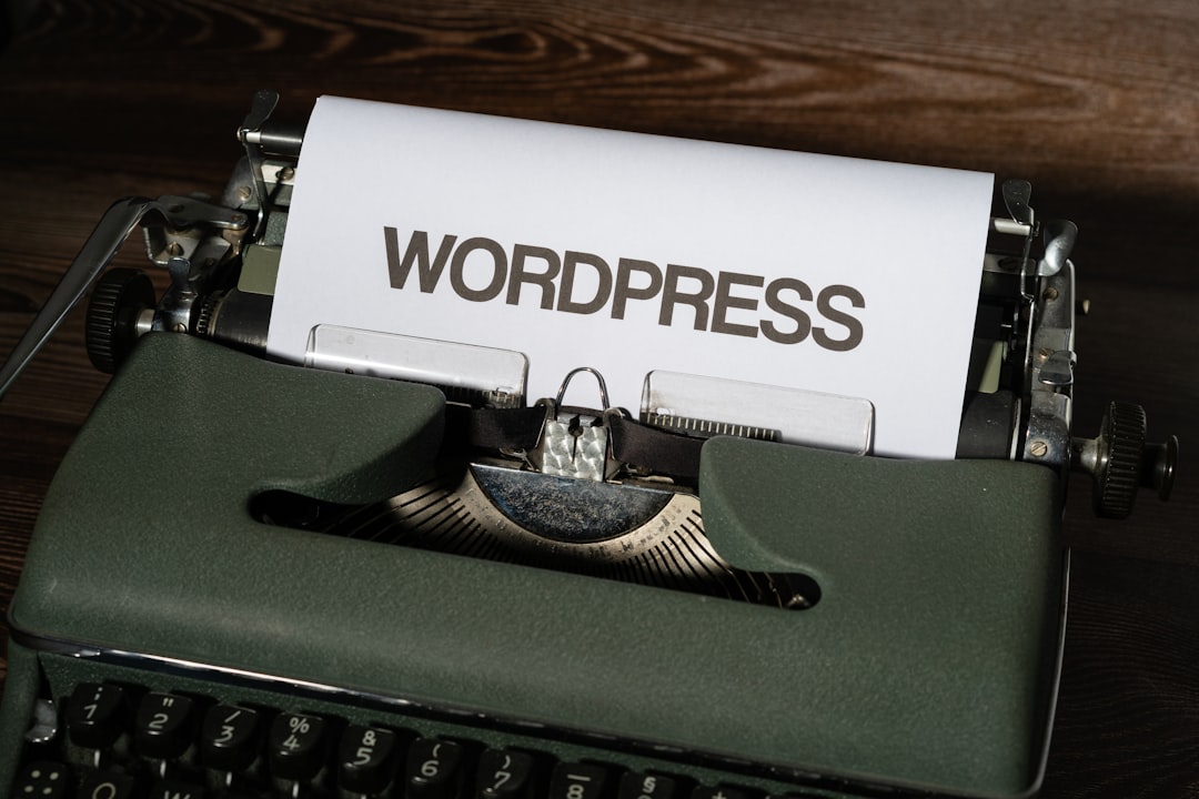a close up of a typewriter with the word wordpress printed on it wordpress admin wp config settings code editor