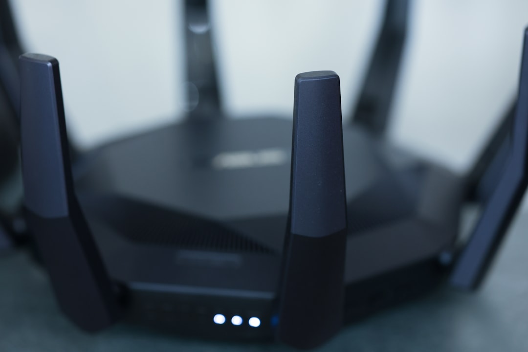 a close up of a wireless router smart home router placement internet tips