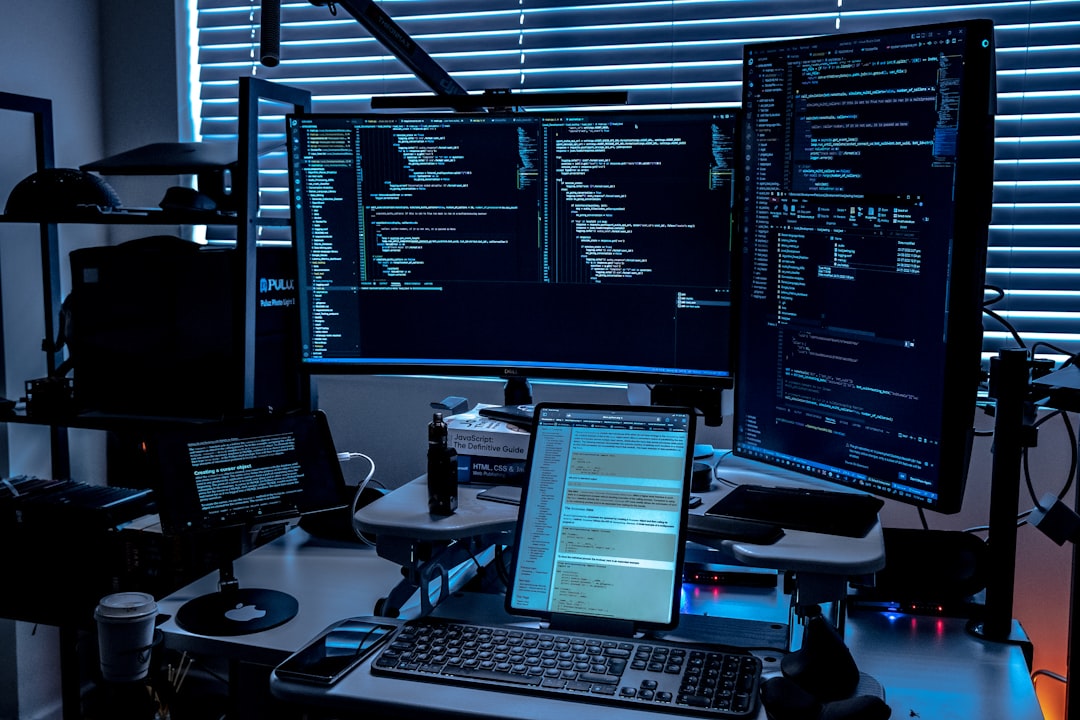 WordPress wp-config.php Guide: From Beginner to Pro 2 a desk with several monitors security settings server files code protection