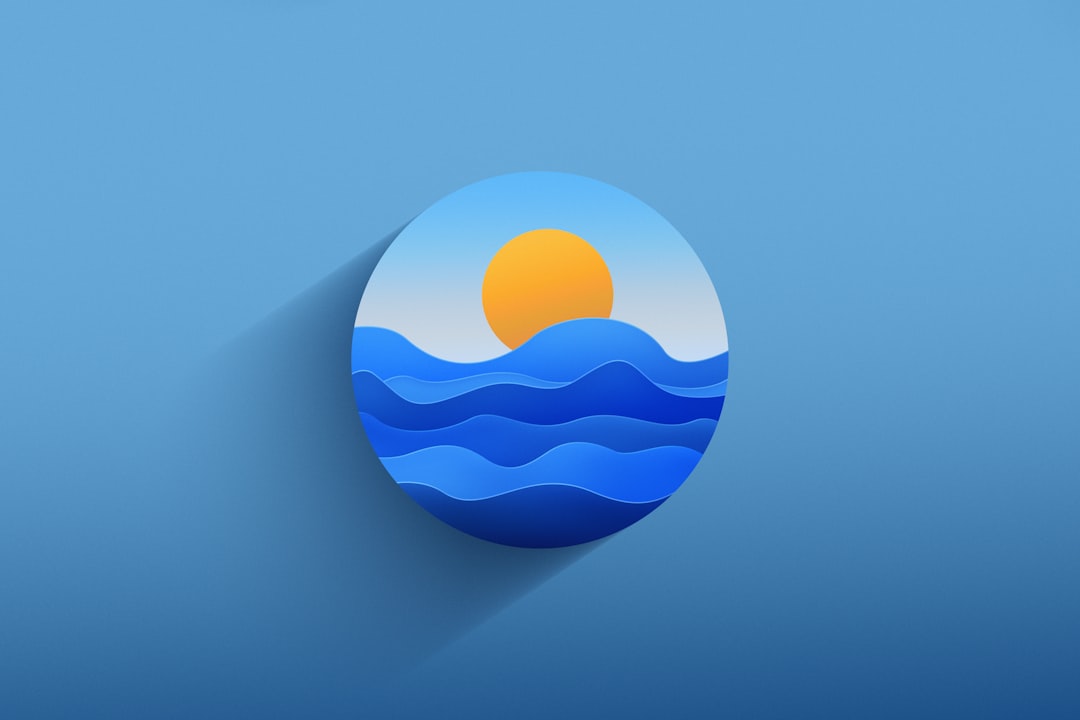 a paper cut of a sunset over a body of water bluestacks home screen app icons desktop view
