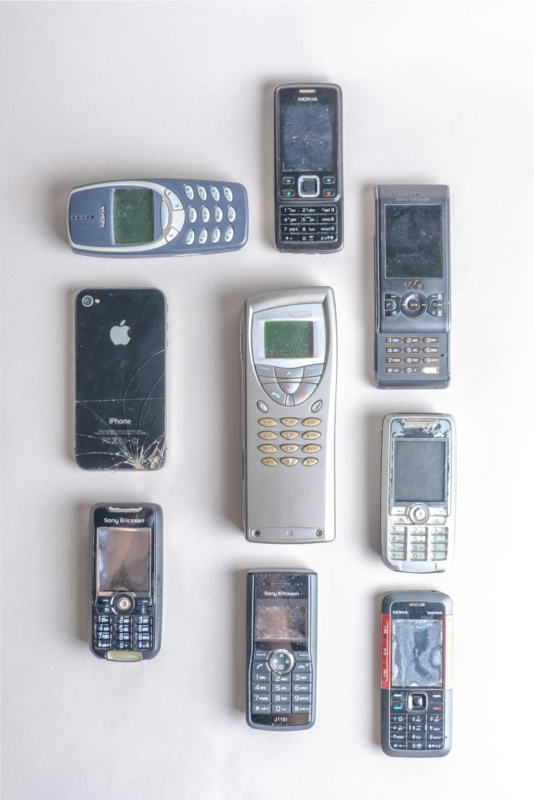 Accessory Ecosystems for Older iPhones 1 assorted color candybar phones on white surface recycled electronics old iphone green technology