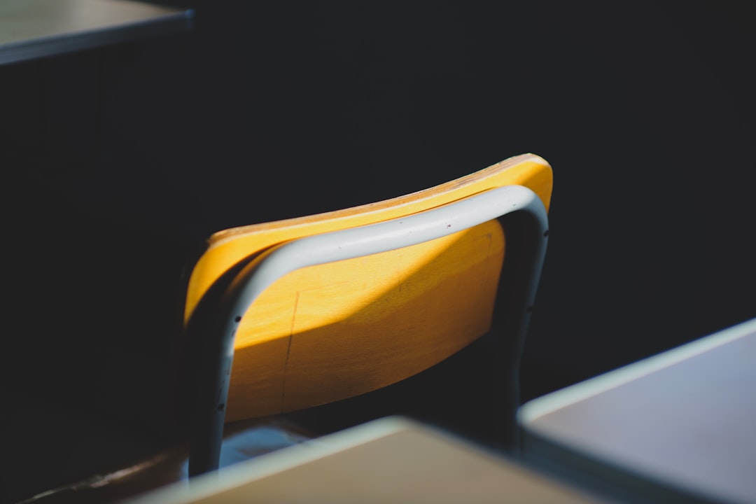 photo of yellow and gray chair google classroom email subject filter