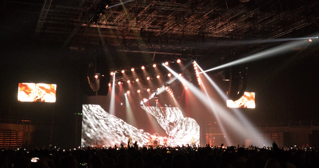stage truss megadeth heavy metal concert rock band stage