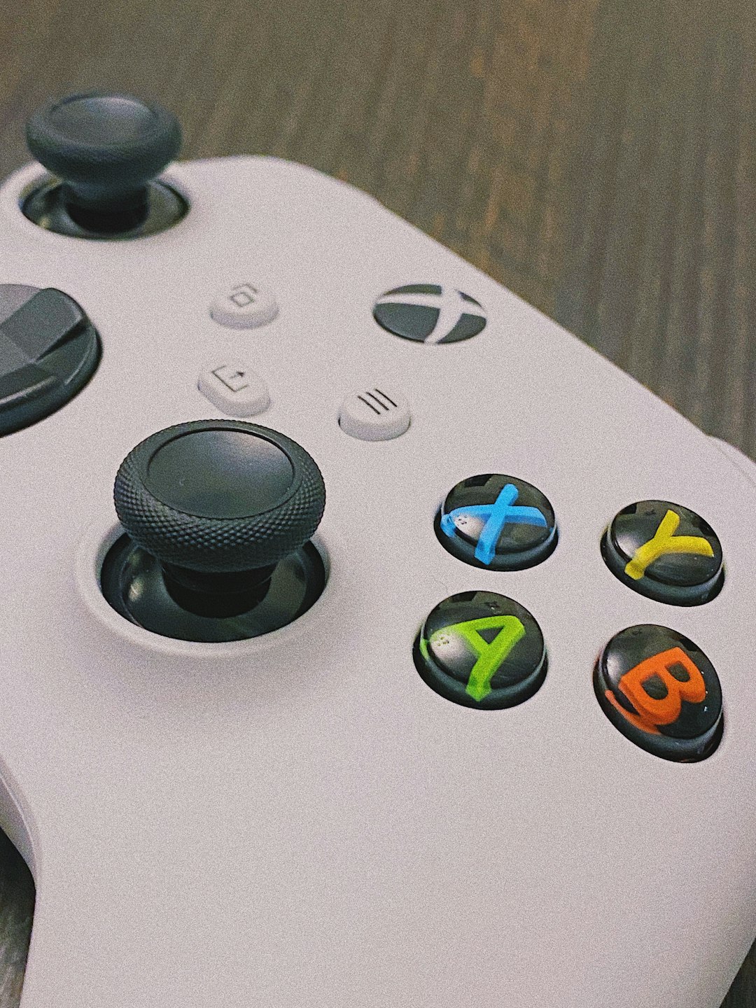 a close up of a controller xbox controller check bluetooth compatibility gaming setup