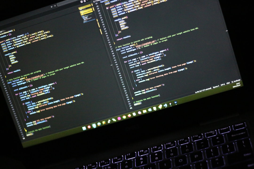 a laptop computer sitting on top of a desk developers testing website staging environment web development