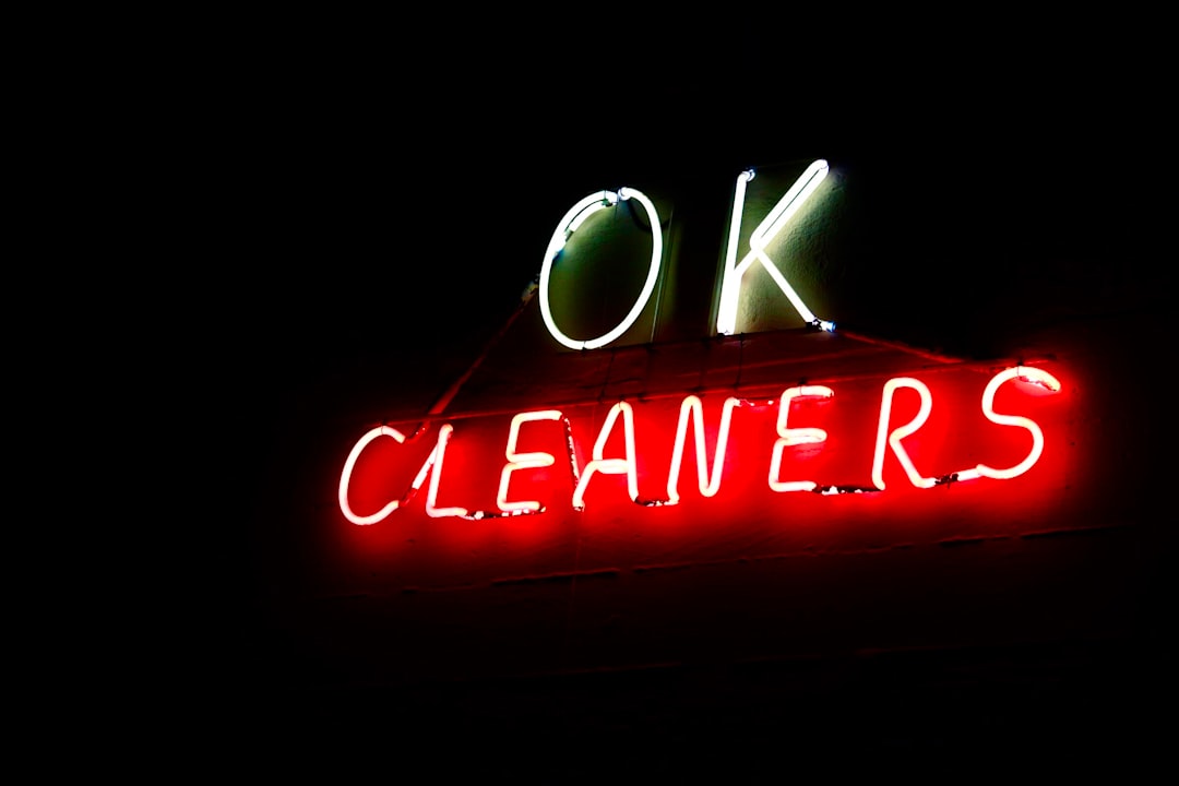 ok cleaners neon signage ecommerce reports clean dashboard order cleanup success