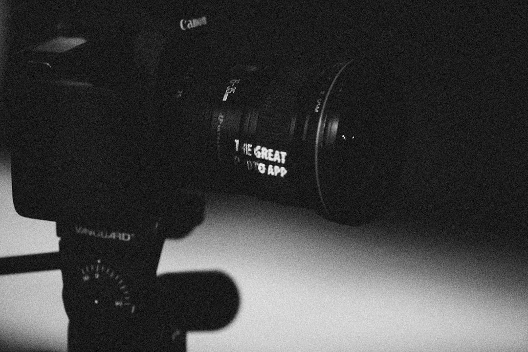 a black and white photo of a camera video project clip selection editing tips