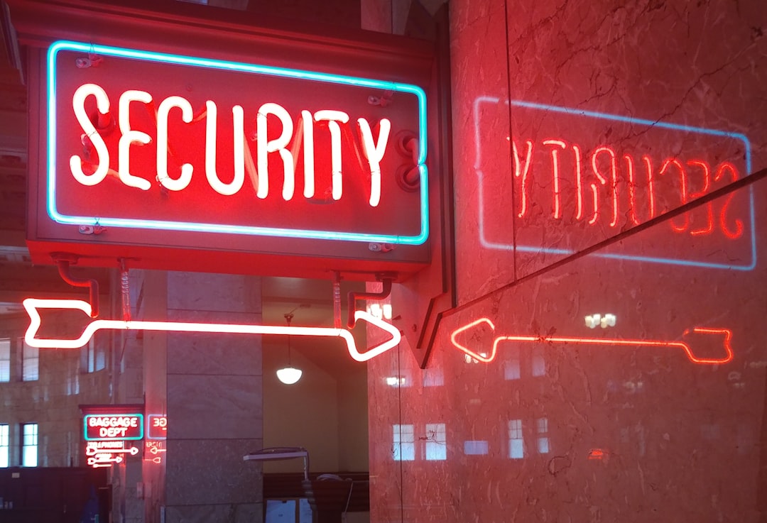 a red security sign and a blue security sign endpoint security network defense cybersecurity tools