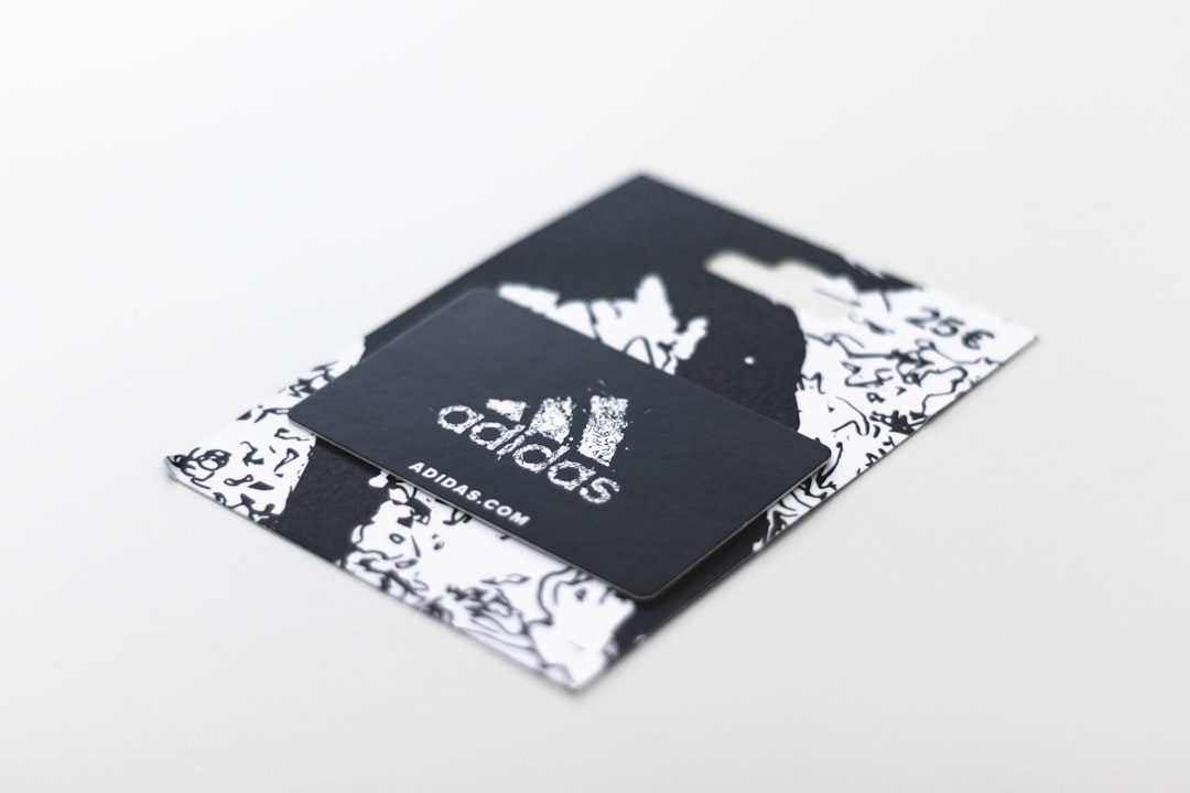 adidas gift card business cards corporate branding teamwork