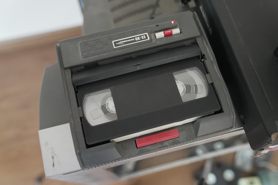 a close up of a tape recorder on a table vhs restoration family footage ai video upscale 1