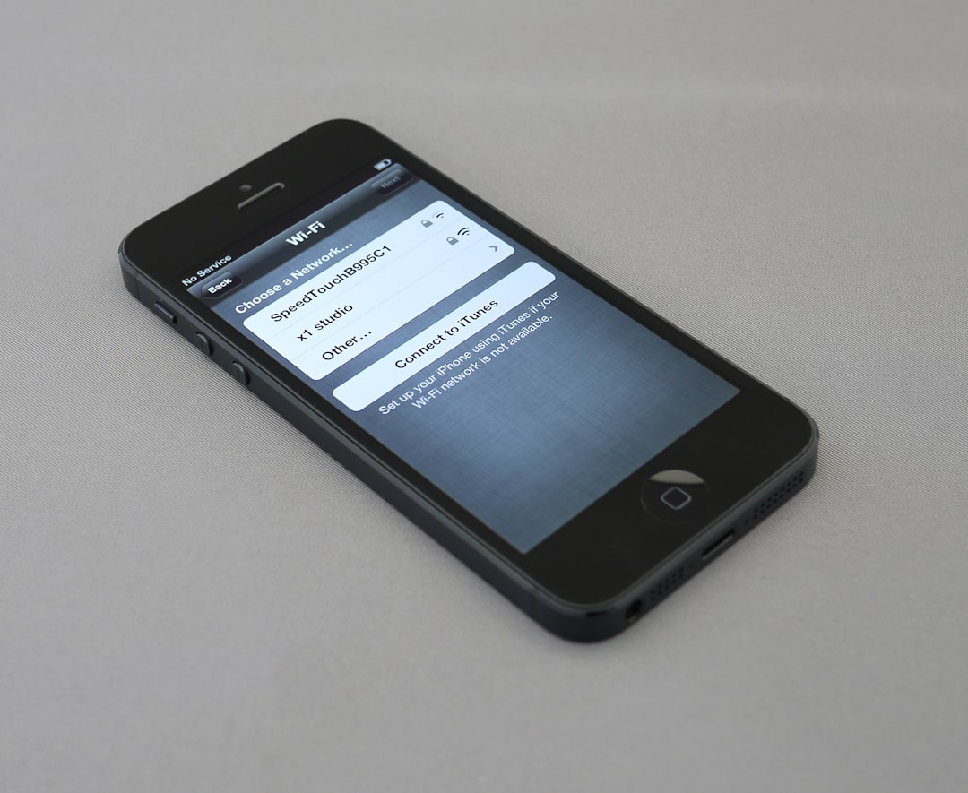 black iphone 5 phone security spam blocking app message filter