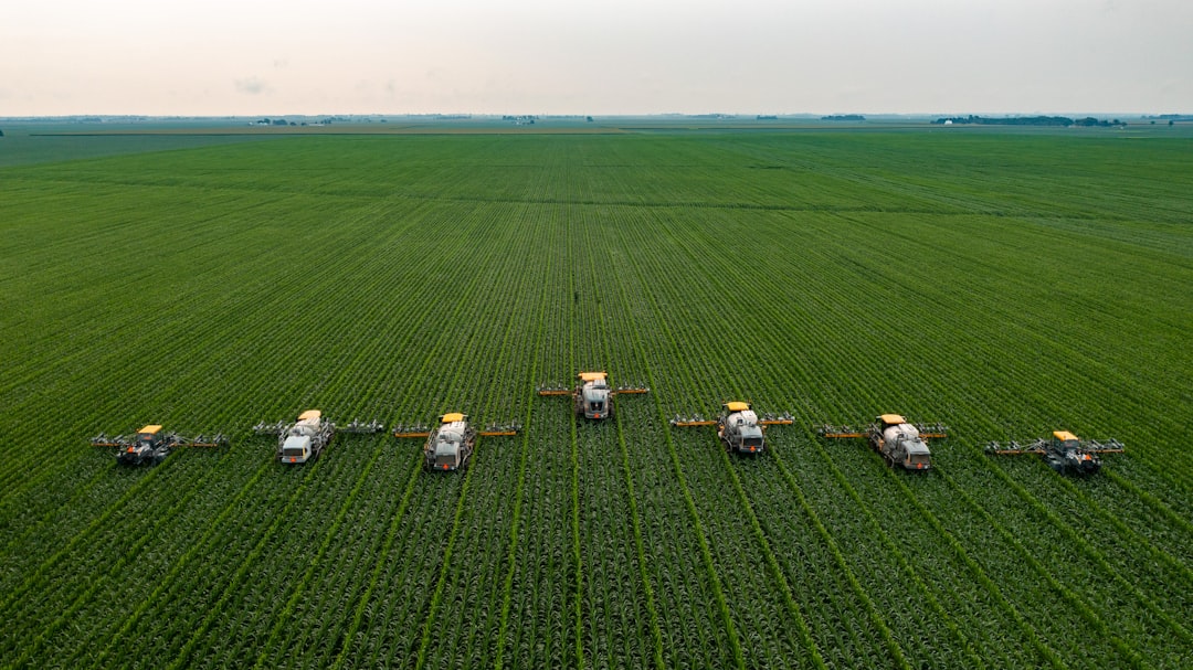 white and black houses on green grass field under white sky during daytime iot sensors agriculture smart farming 1